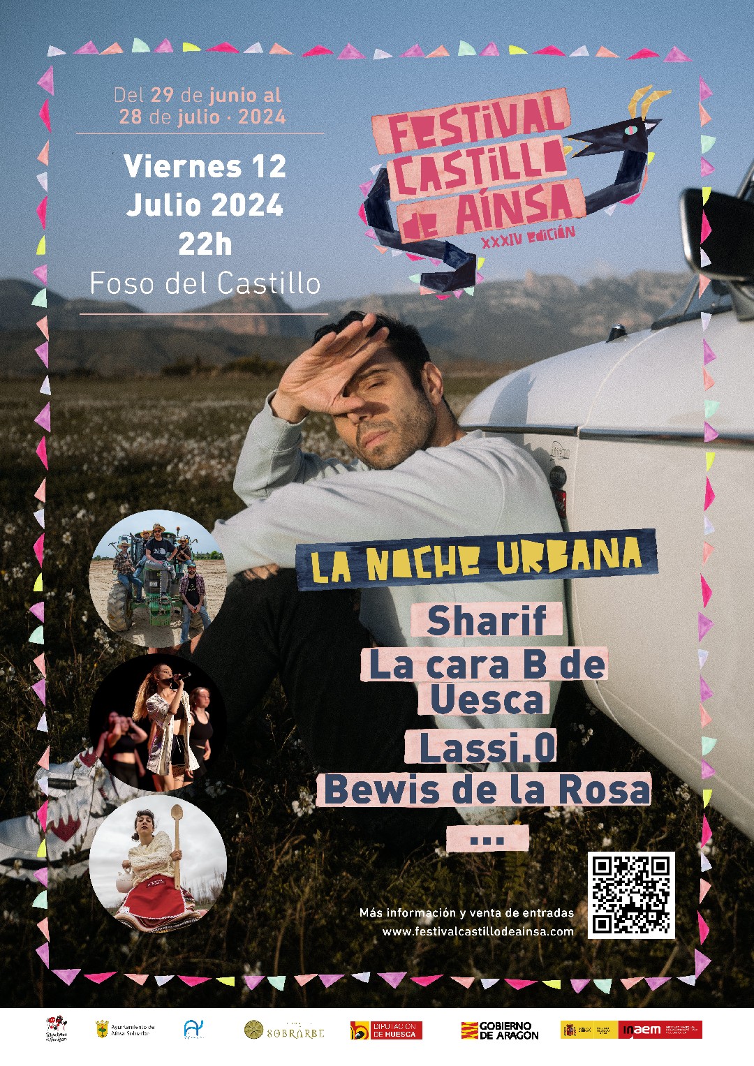 Concierto Noche Urbana - Sharif Bewis de la Rosa - La cara B de Uesca - Lassi.0 - 