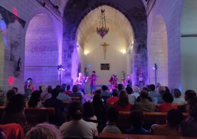 Muro Kvartet llena de música y vida la iglesia de Coscojuela en la inauguración del Festival Castillo de Aínsa